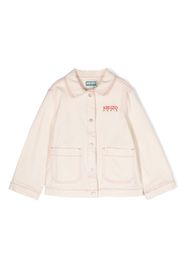 Kenzo Kids 'Bamboo' graphic-print jacket - Rosa