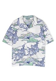 Kenzo Kids Camicia con stampa - Bianco