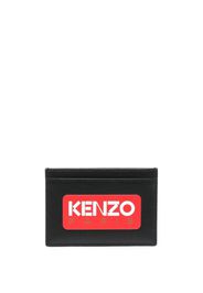 Kenzo Portacarte con stampa in pelle - Nero