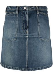 Kenzo A-line denim miniskirt - Blu