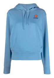 Kenzo Boke Flower embroidery hoodie - Blu