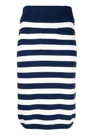 Kenzo Rock striped skirt - Bianco