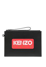 Kenzo logo-print clutch bag - 99