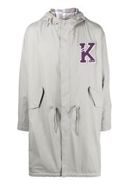 Kenzo Varsity parka coat - Grigio