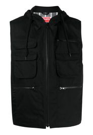 Kenzo Varsity technical gilet - Nero