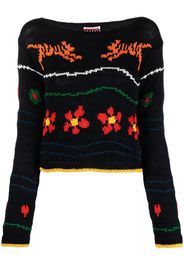 Kenzo intarsia-knit design jumper - Nero