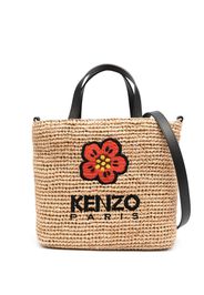 Kenzo Boke Flower straw tote bag - Toni neutri