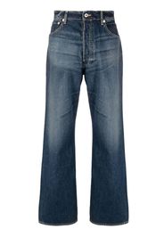 Kenzo mid-rise straight-leg jeans - Blu