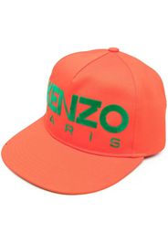 Kenzo embroidered-logo cap - Arancione