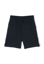 Kenzo Kids embroidered-logo bermuda shorts - Blu