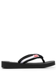 Kenzo striped flip flops - Nero