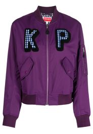 Kenzo Bomber con applicazione - Viola