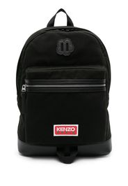 Kenzo Explore logo-patch backpack - Nero