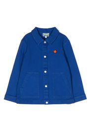 Kenzo Kids Giacca con ricamo - Blu