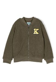 Kenzo Kids Bomber con ricamo - Verde