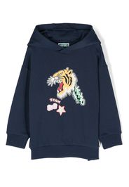 Kenzo Kids Felpa con stampa - Blu