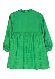 Kenzo Kids logo-tape dress - Verde