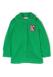 Kenzo Kids Cappotto in felpa con ricamo - Verde