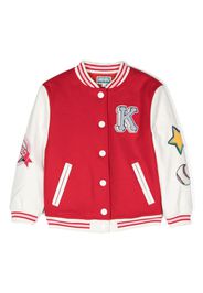 Kenzo Kids Bomber con applicazione - Rosso