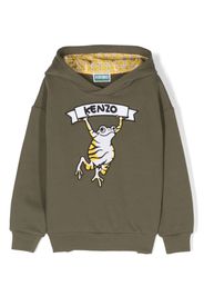 Kenzo Kids Felpa con stampa - Verde