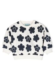 Kenzo Kids Top a fiori - Bianco