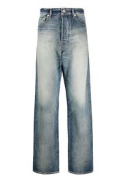 Kenzo Asagao straight-leg jeans - Blu