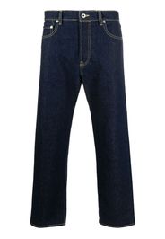 Kenzo mid-rise straight-leg jeans - Blu