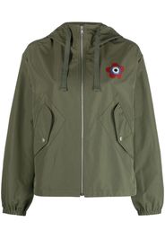 Kenzo Kenzo Target hooded windbreaker - Verde