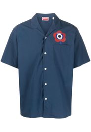 Kenzo 'Kenzo Target' poplin shirt - Blu