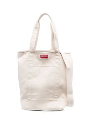 Kenzo large Kenzo Target motif tote bag - Toni neutri