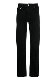 Kenzo logo-patch straight-leg jeans - Nero