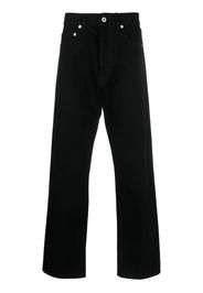 Kenzo Asagao straight-leg jeans - Nero