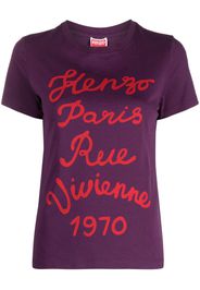 Kenzo logo-print cotton T-shirt - Viola