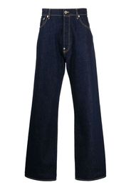 Kenzo dark-wash wide-leg trousers - Blu