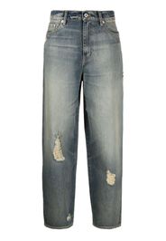 Kenzo mid-rise tapered jeans - Blu