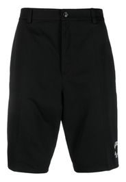 Kenzo logo-embroidered bermuda shorts - Nero