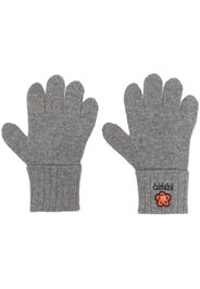 Kenzo Boke Flower wool gloves - Grigio