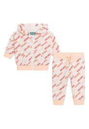 Kenzo Kids Tuta sportiva con stampa - Toni neutri