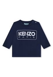 Kenzo Kids T-shirt con stampa - Blu