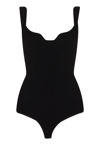 Yves ribbed-knit bodysuit