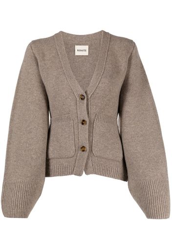 Khaite V-neck cashmere cardigan - Toni neutri