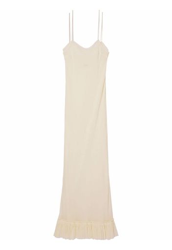 KHAITE Alix silk slip dress - Toni neutri