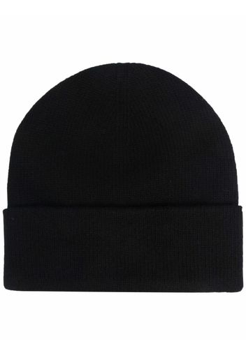 KHAITE cashmere knitted beanie - Nero