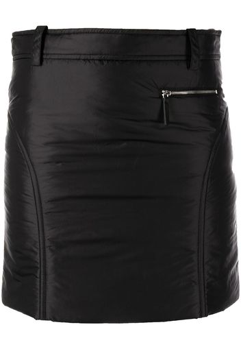 KHAITE padded mini skirt - Nero