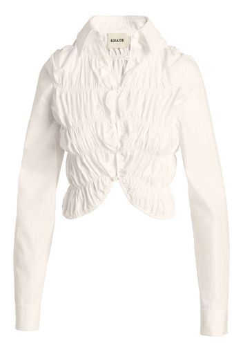 KHAITE Top The Brena - Bianco