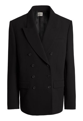 KHAITE double-breasted jacket - Nero