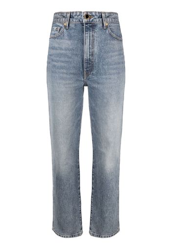 KHAITE Abigail straight-leg jeans - Blu