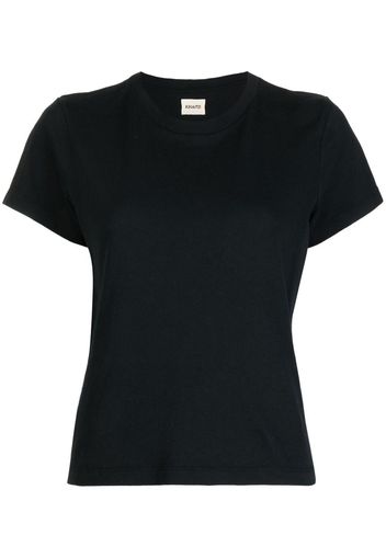 KHAITE The Emmylou cotton T-shirt - Nero