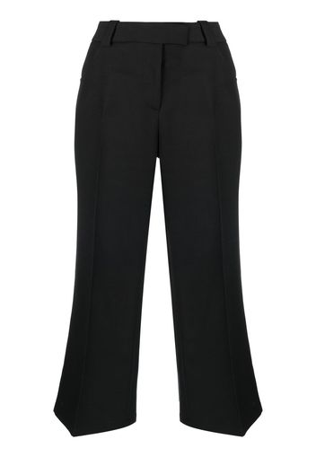 KHAITE Melie cropped tailored trousers - Nero