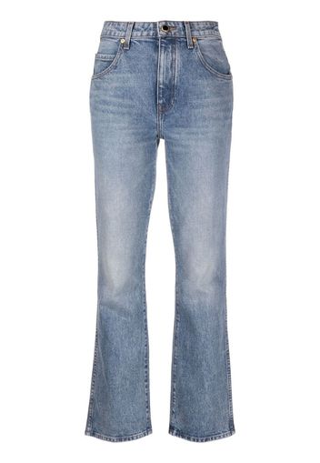 KHAITE Bryce high-waist jeans - Blu